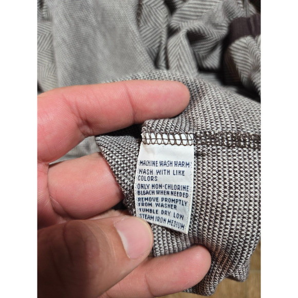 Vintage Polo Ralph Lauren Golf Herringbone Polo Shirt XXL Gray Black Classic - Picture 9 of 9